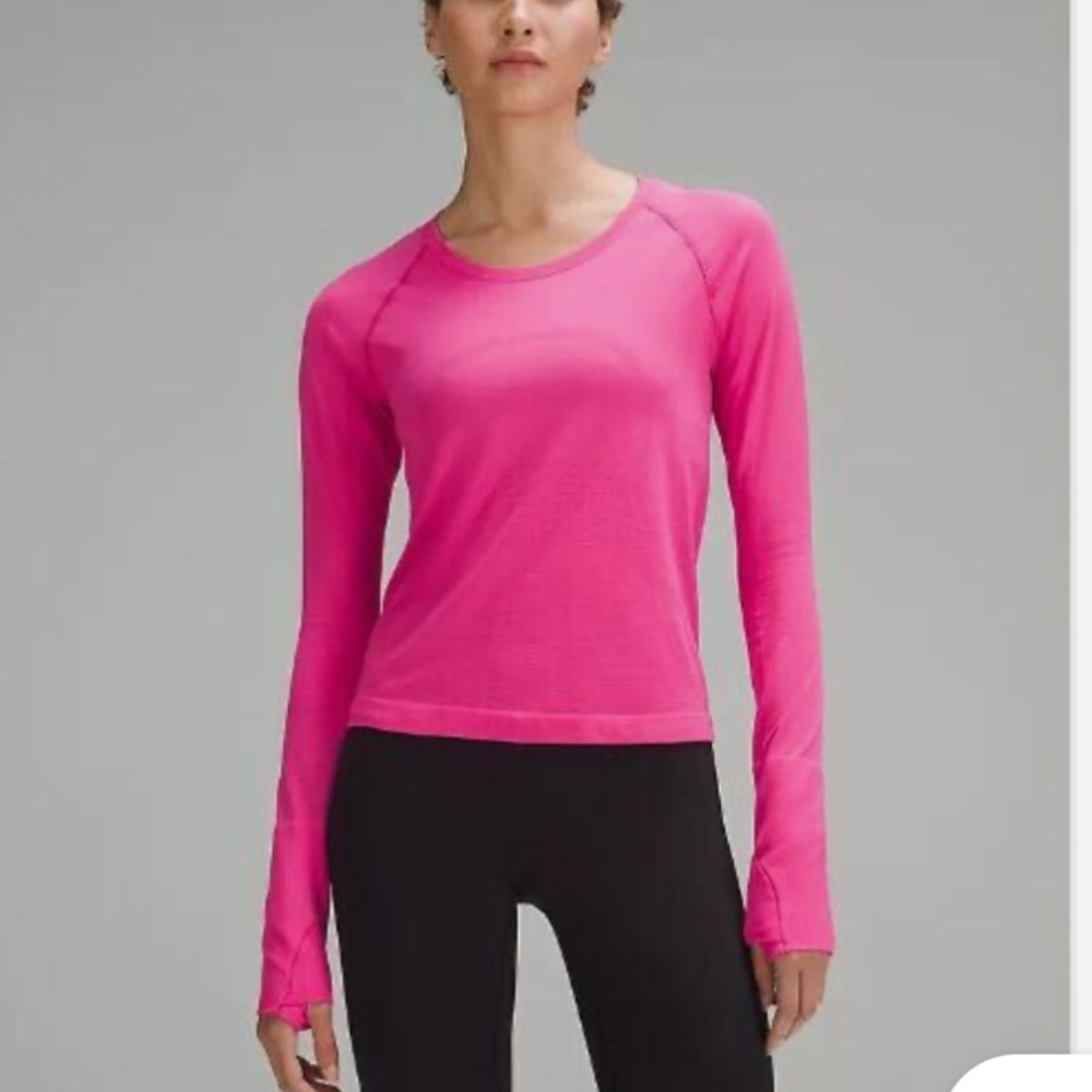 Lululemon hot pink swiftly tech long sleeve